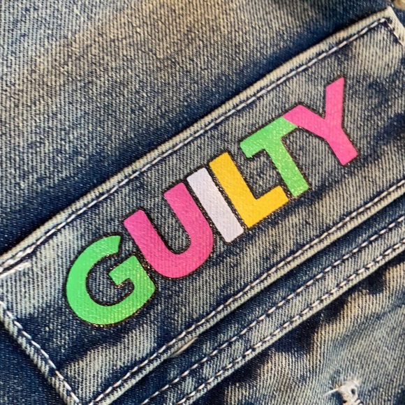 WESC Guilty Pleasures Trucker Unisex Jean Jacket NWT - Picture 5 of 16